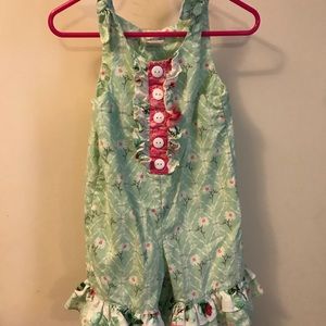 RicRac and Ruffles Springtime Romper